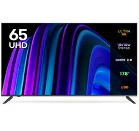 이노스 4K UHD 제로 베젤 TV, 164cm(65인치), E6501UHD, 벽걸이형, 방문설치