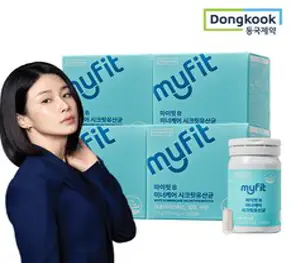 동국제약 마이핏 이보영 질 유래 특허 유산균 50억 6중 기능성 여성유산균, 30정, 4개